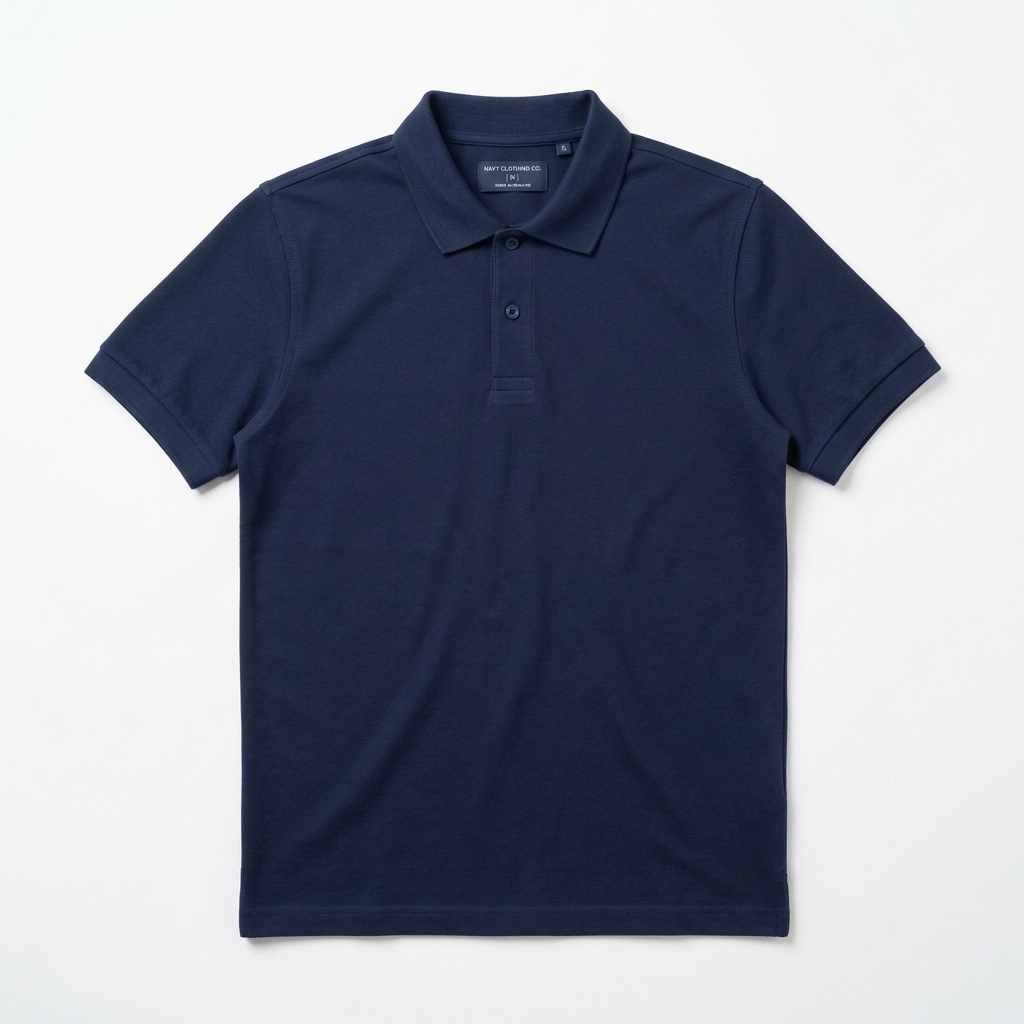Navy polo T-shirt