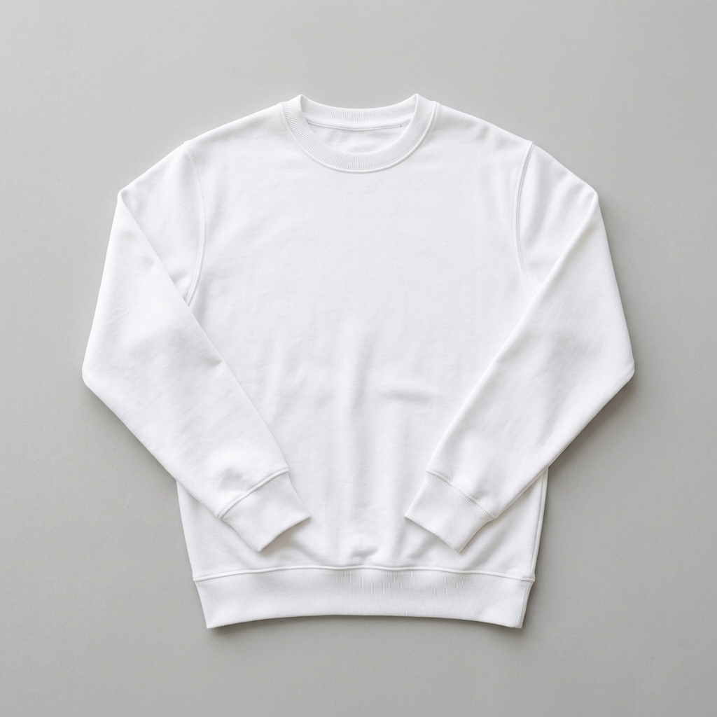 White sweatshirt